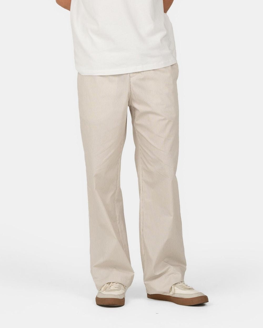Pyjamas Pants Beige stribet | Skagen - clothing.dk